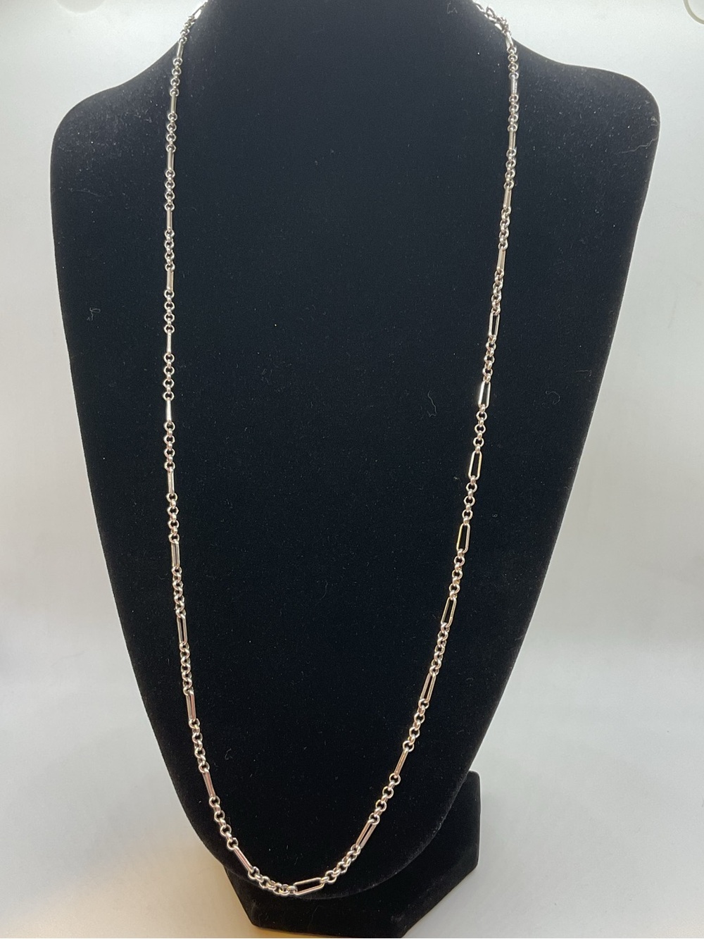 Brighton Link Silver Plated Long Chain